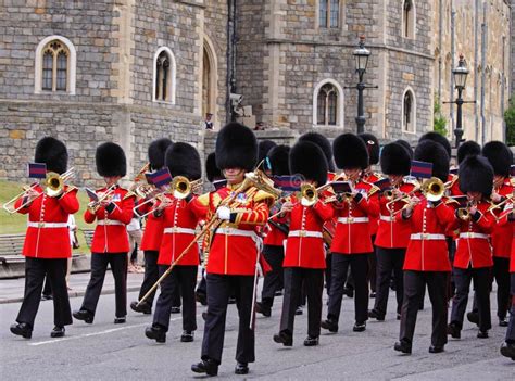 Changing of the Guard at Windsor Castle, England Editorial Photography ...