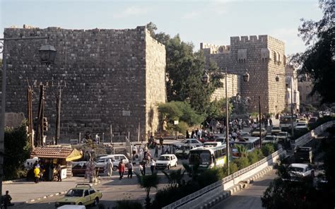 General view of Damascus citadel from northwest – Syrian Heritage Archive