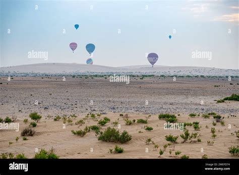 Qatar Hot air balloon festival 2023 Stock Photo - Alamy