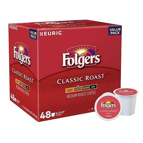 Folgers Classic Roast Coffee Keurig K-Cup Pods 48 ct | Shipt