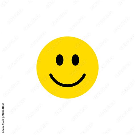 Vecteur Stock Smile icon. Profile icon. Happy smile. Emoticon face ...