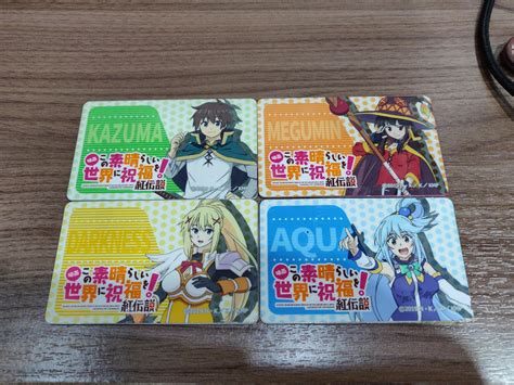 I just purchased IC Card sticker from Japan and applied on all metro card! : r/Konosuba