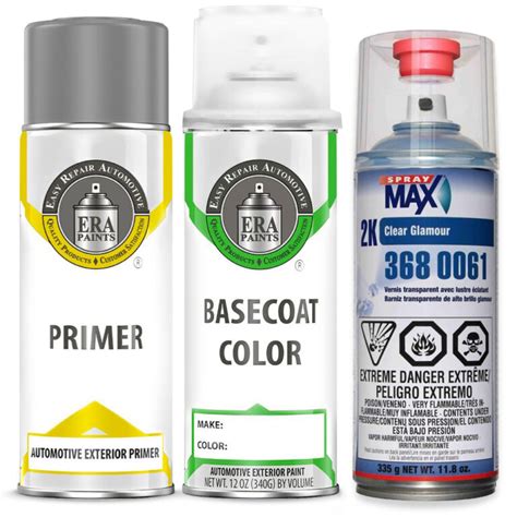 Automotive Spray Paint | 2K SprayMax Clear Coat 368 0061 & Primer - ERA ...