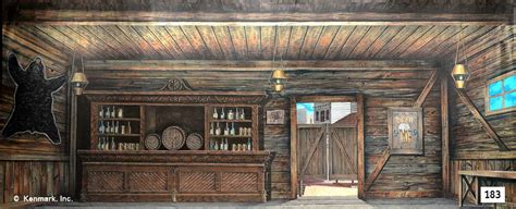 Rustic Saloon Interior Scenic Backdrop by Kenmark Backdrops in 2022 ...