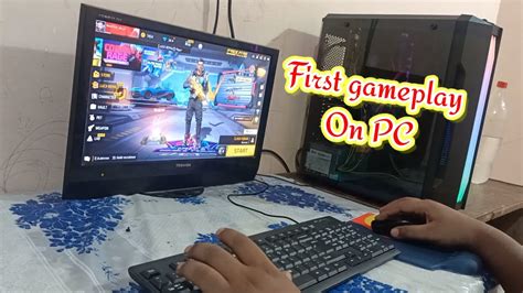 FIRST GAMEPLAY IN PC | FREE FIRE GAMEPLAY - YouTube