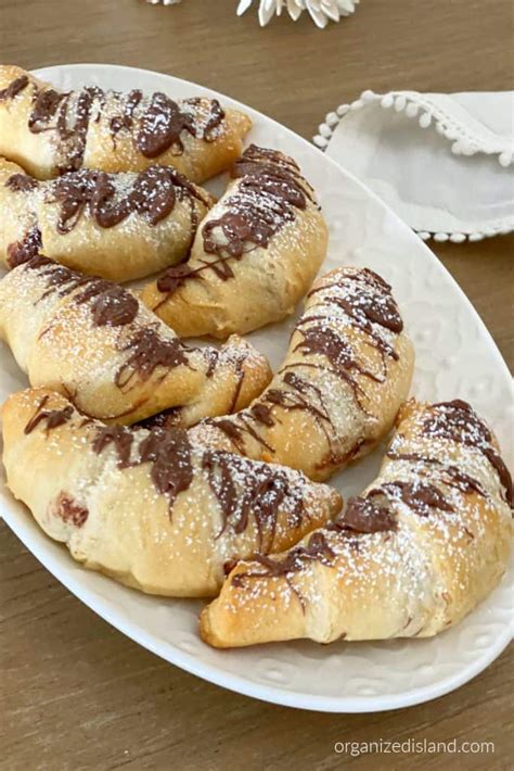 Nutella Croissants Recipe - Organized Island