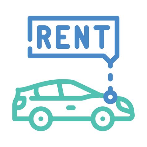 car rental color icon vector illustration 17314371 Vector Art at Vecteezy