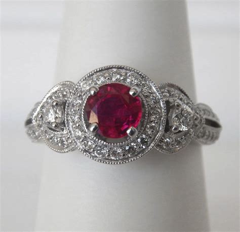 Antique Ruby Ring | Antique ruby ring, Ruby engagement ring, Ruby ring