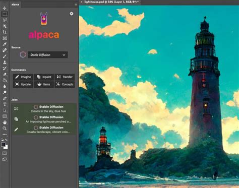 Stable Diffusion – Integrating into Photoshop with getalpaca.io | Weird Wonderful AI Art