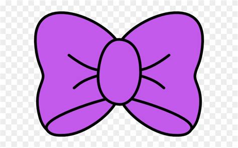 Purple Bow Clip Art At Vector Clip Art - Hair Bow Svg File - Free Transparent PNG Clipart Images ...