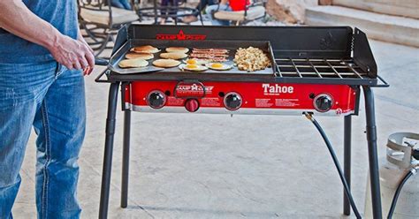 Camp Chef Tahoe 3-Burner Propane Camp Stove w/ Griddle Only $134.99 Shipped