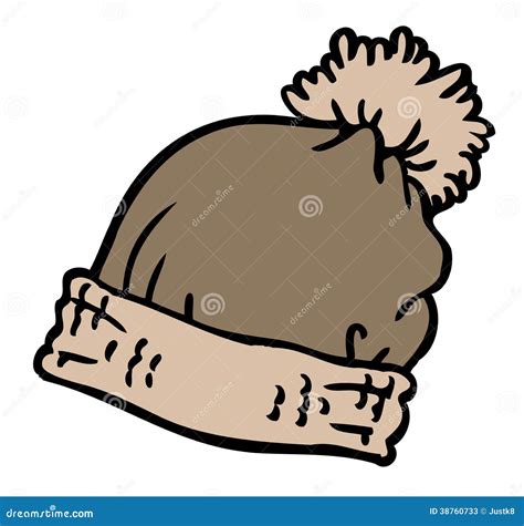 Gray Winter Hat Cartoon Stock Photos - Image: 38760733