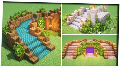 A few Of My Staircase designs! : Minecraft Minecraft Garden, Easy ...