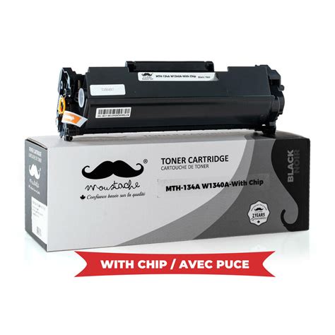 Compatible HP 134A W1340A Black Toner Cartridge - With Chip - Moustache®