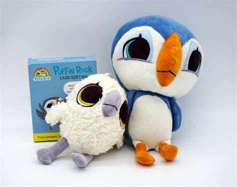 Official Merchandise Puffin Rock Oona & Baba Plush With Card - Etsy