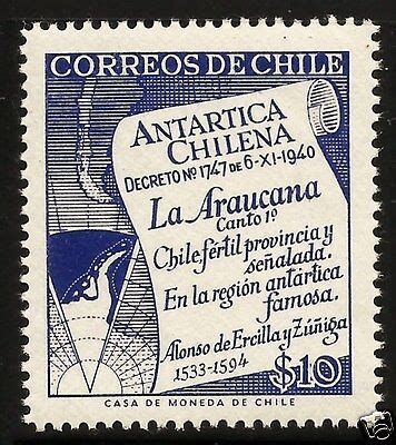 CHILE, CHILEAN ANTARCTIC TERRITORY MAP, 1958, MNH | eBay