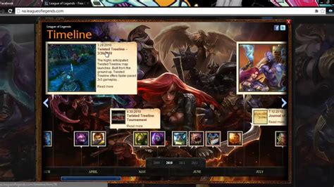 League Of Legends - TIMELINE ! - YouTube