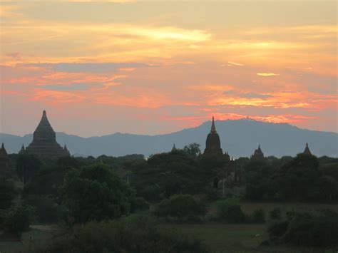 Sunset at Bagan, Myanmar, 2014 | Natural landmarks, Travel, Landmarks