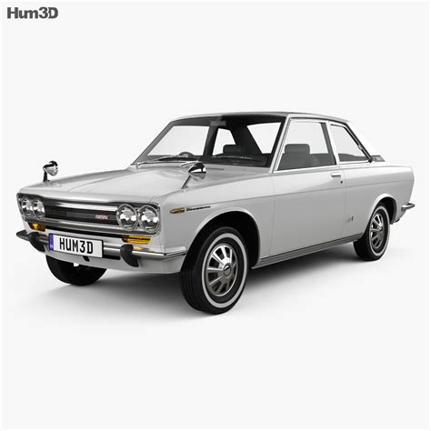 Datsun Bluebird 1600 SSS Coupe 1968 3D model - Vehicles on Hum3D