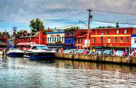 Annapolis City Docks Photograph by Debbi Granruth - Fine Art America