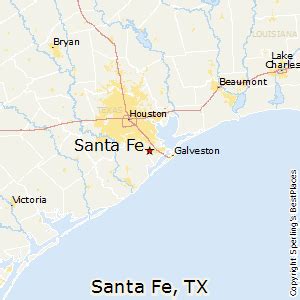 Santa Fe Texas Map - Alaine Leonelle