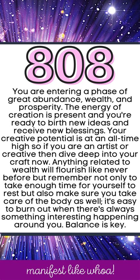 808 Angel Number Meaning For Manifestation & Numerology | Spiritualité, Joie, Joie de vivre