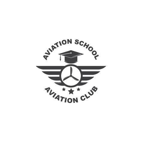 Aviation Academy Vector Illustration Design Engine Logo Propeller Vector, Engine, Logo ...