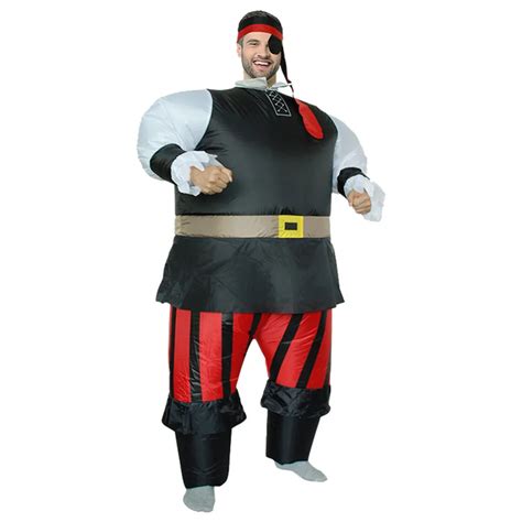 Inflatable Costume Funny Big Fat One Eyed Pirate Halloween Cosplay ...