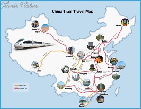 Travel map of China - TravelsFinders.Com