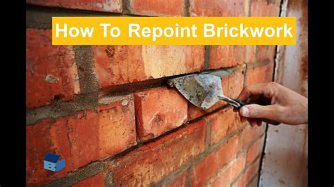 How To Repoint Old Brickwork - The Easy Way With No Experience - YouTube