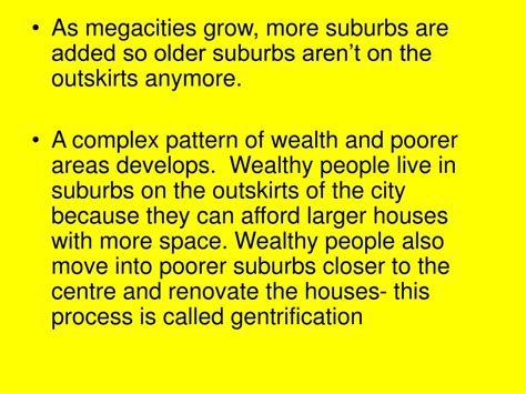 PPT - The Characteristics, Causes and Effects of Suburbanisation PowerPoint Presentation - ID ...