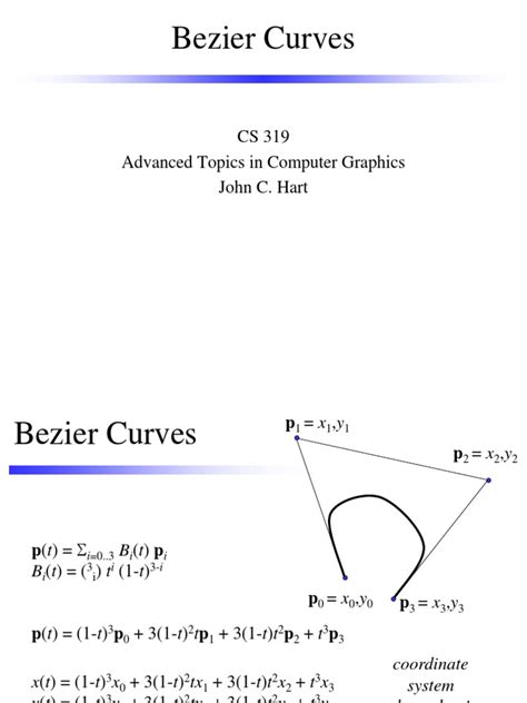 Bezier | PDF | Curve | Numerical Analysis