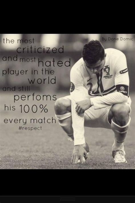 RESPECT is all I've got for you cr7 | Ronaldo quotes, Cristiano ronaldo quotes, Christiano ...