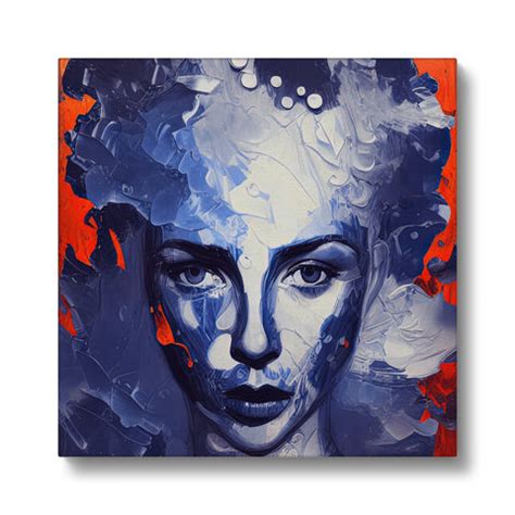 Blue Wall Art - AI Art | artAIstry