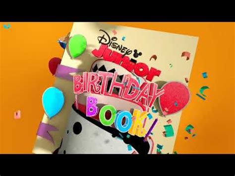 Disney Junior Birthday Book March 2021 (Album 5) - YouTube