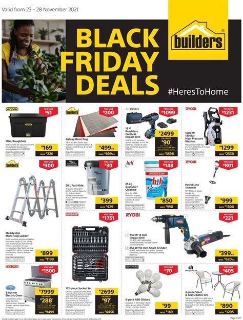 Builders Warehouse Black Friday Specials 2024 | Builders warehouse ...