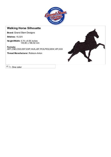 Walking Horse Silhouette machine Embroidery Design - Etsy