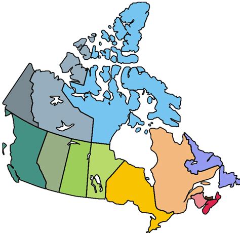 canada clipart map outline png - Clipground