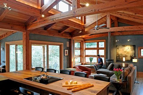 Pin by Takara Howard on Interiors/Decor | Timber frame homes, Timber ...