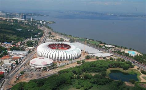 Beira Rio Stadium, Porto Alegre. Home of SC Internacional of Brazil ...