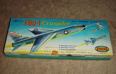 Aurora-1957-F8u-Crusader Plastic Model Kits, Plastic Models, Military ...