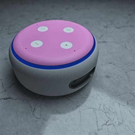 Solid State Pink Amazon Echo Dot 3rd Gen Skin | iStyles