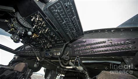 Cockpit of Sikorsky UH-60 Black Hawk Helicopter Photograph by David ...