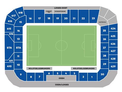 Stadionplattegrond