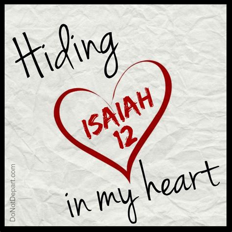 8 reasons to memorize Isaiah 12—Our NEW Bible memory challenge - Do Not ...