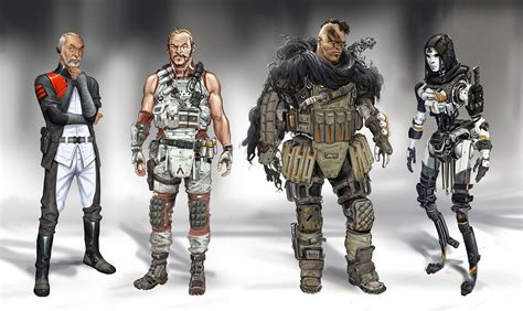 Characters from Titanfall 2 | Concept art characters, Titanfall ...