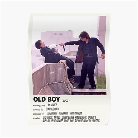 "Old Boy (2003) Alternative Film Poster" Poster for Sale by Rob0894 | Redbubble