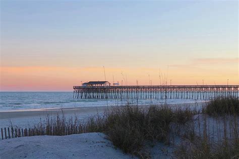 Garden City Beach Pier Photograph by Jenny Hanna - Fine Art America