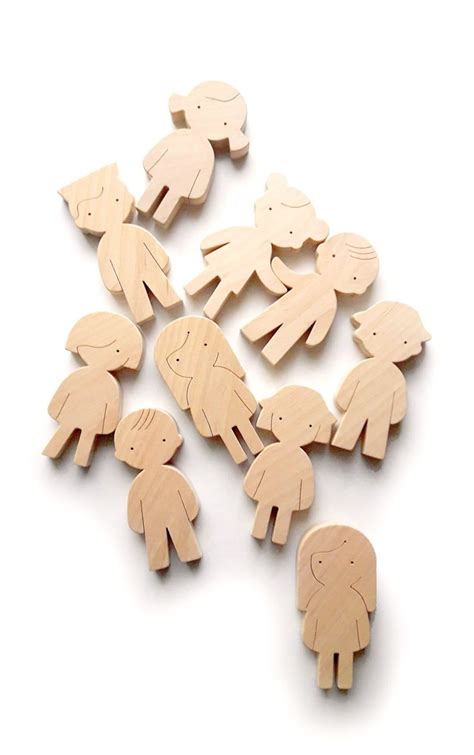 Waldorf natuurlijke houten poppen Mensen figuren - Etsy Nederland | Wooden people, Handmade toys ...