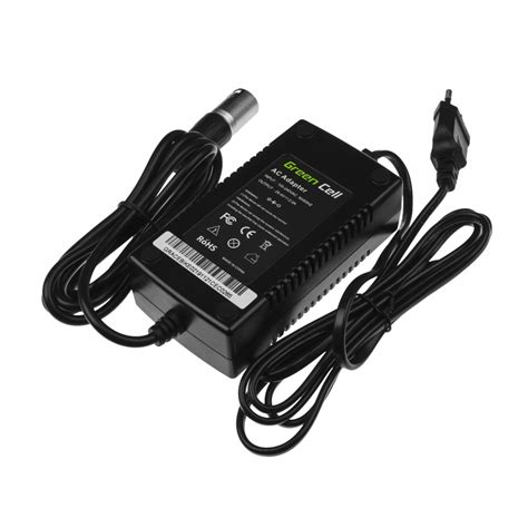 Green Cell ® Charger for Electric Bikes, Plug Cannon, 29.4V, 2A